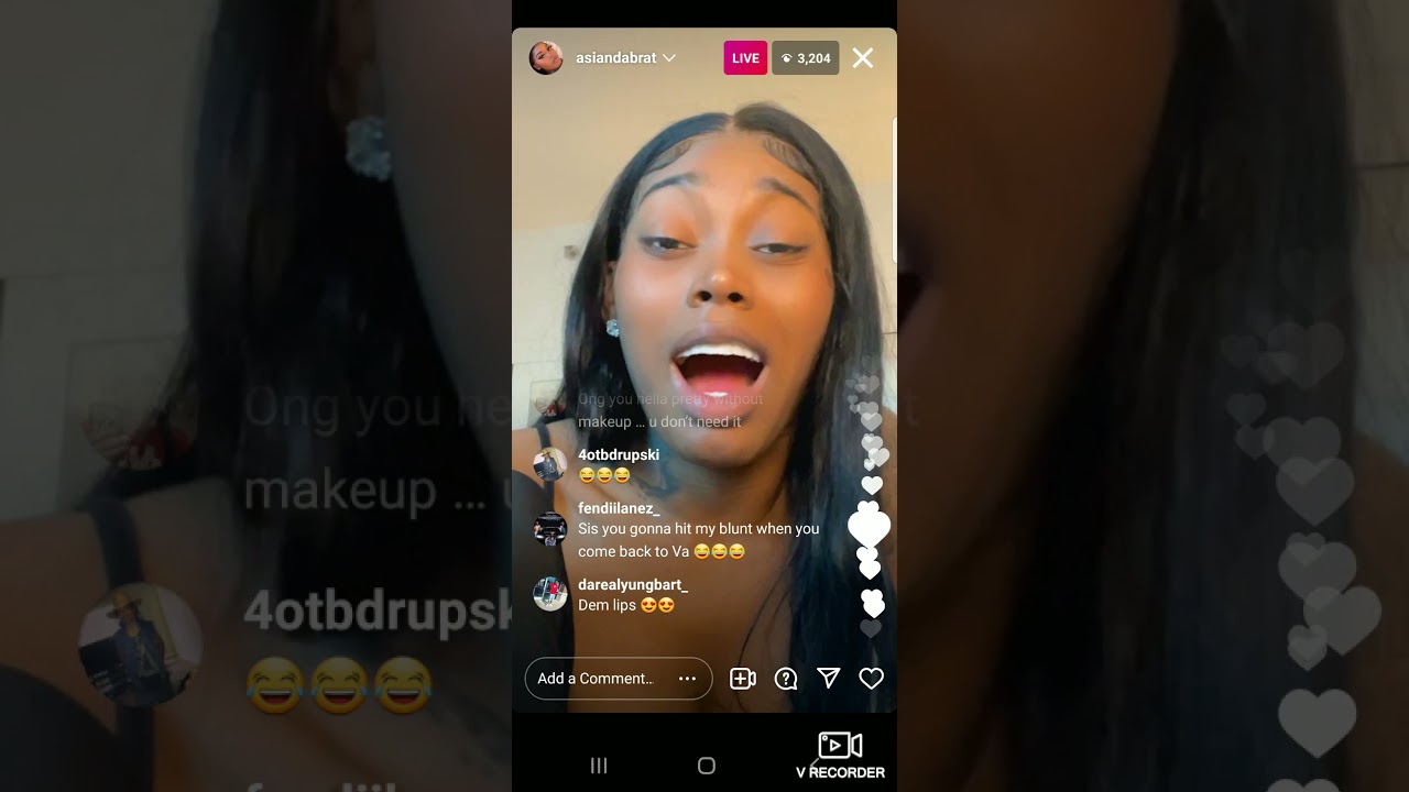 Asian da brat ig live #2