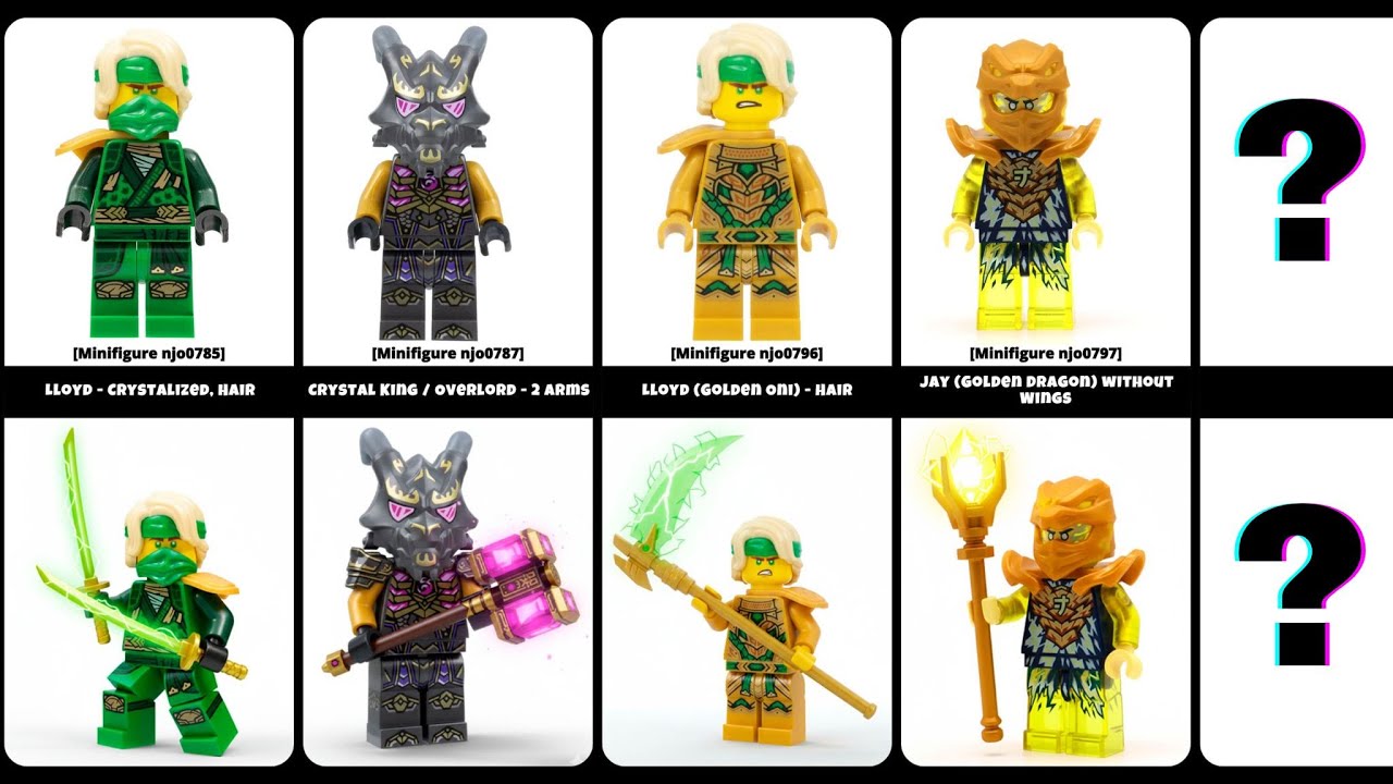 Roblox КРАДИТ ВСЕХ персонажей Lego NINJAGO: Crystalized! | Сравнение
