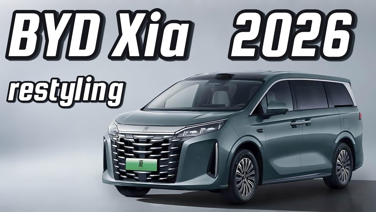 BYD Xia MPV 2026 — Facelifted Luxury Minivan from China #byd #bydxia #byd2026