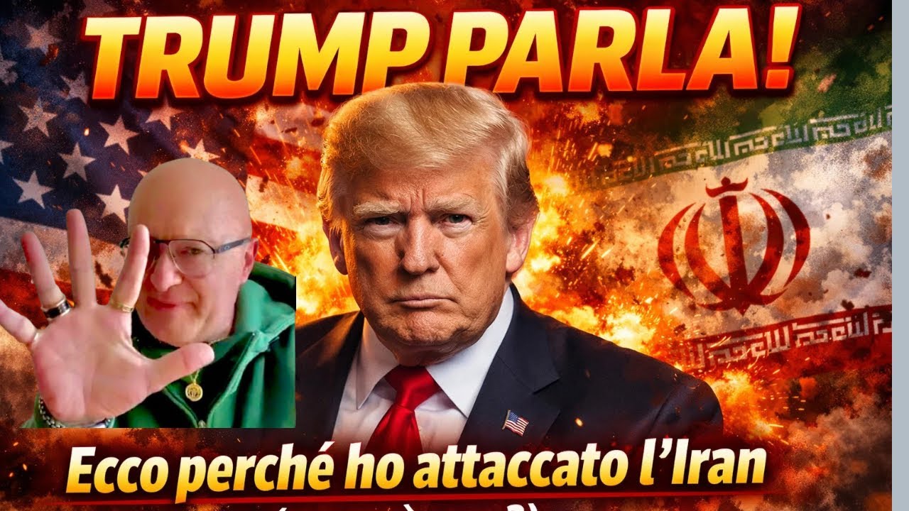 TRUMP parla: ecco perché ho attaccato l’Iran (ma sarà vero?)