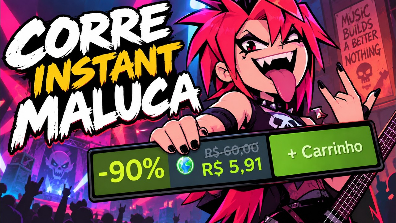 LOUCURA! Jogos para PC abaixo do RECORD HIST&Oacute;RICO na Instant Maluca.