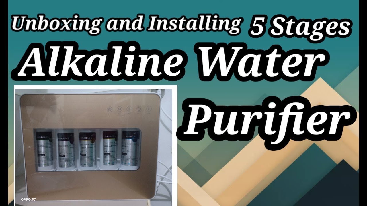 Unboxing and Installing 5 Stages Alkaline water Purifier...