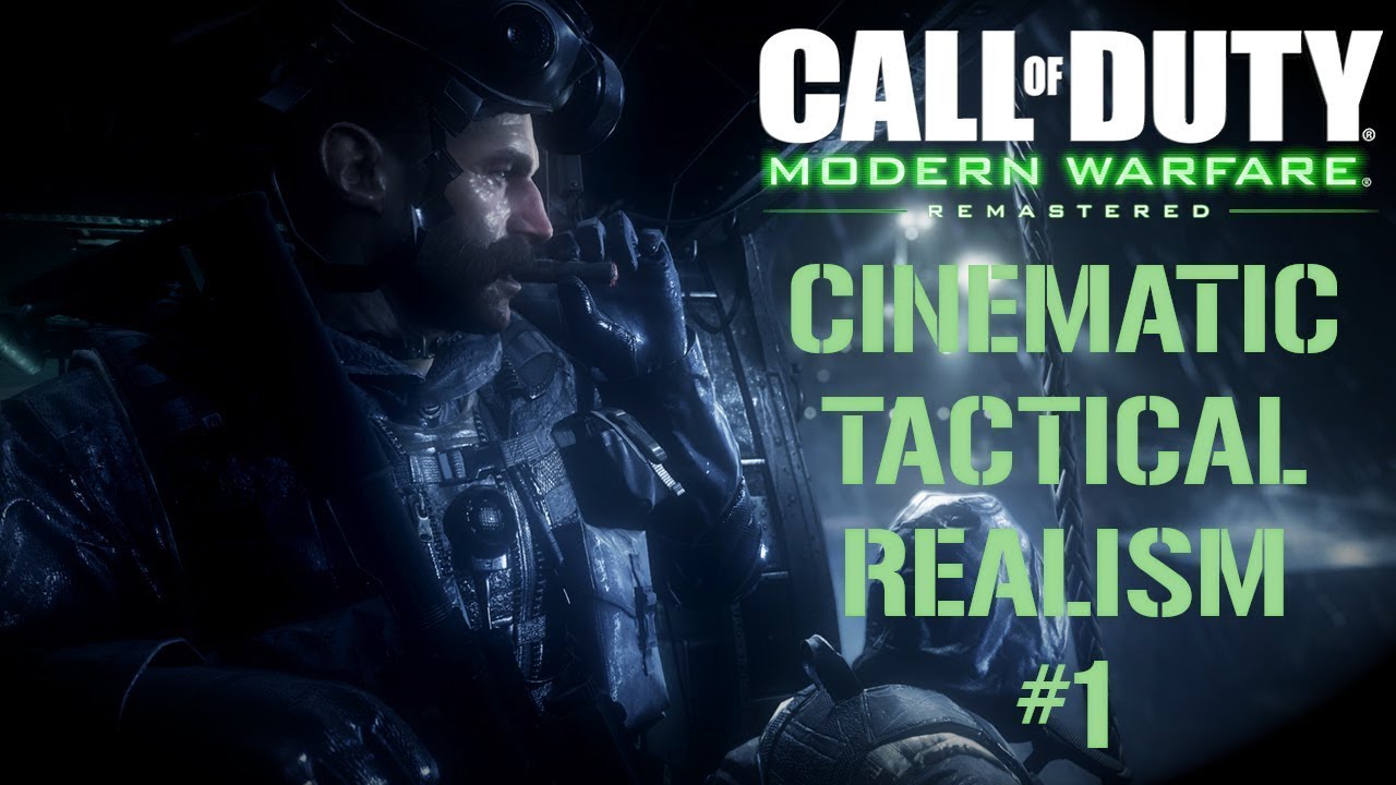 Call of Duty Modern Warfare Remastered Cinematic Tactical Realism Playthrough 1: Crew Expendable