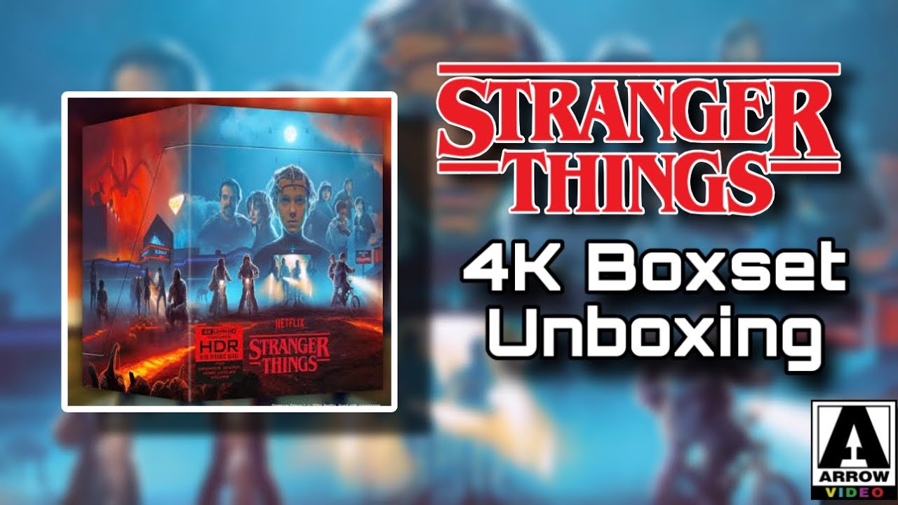 РАСПАКОВКА КОЛЛЕКЦИОННОГО ИЗДАНИЯ STRANGER THINGS 4K (Обзоры от Alex Thomas)!!!!