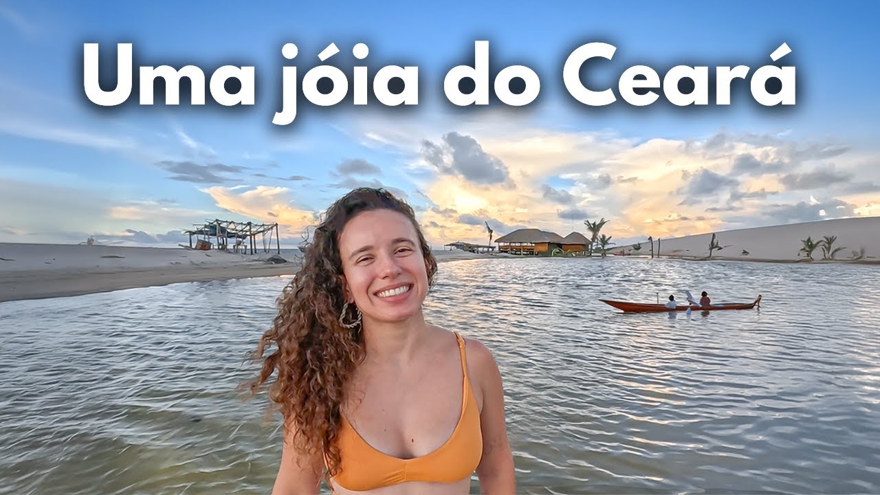 A incrível praia da BARRINHA no Ceará