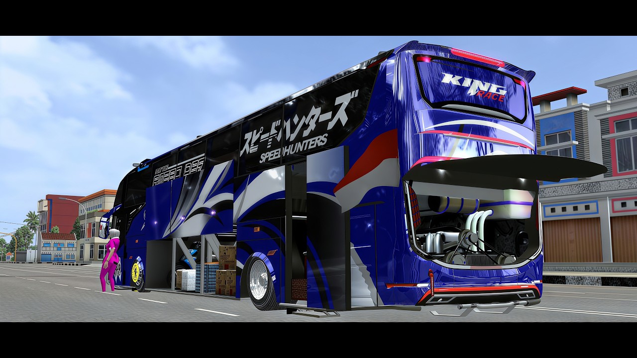 ‎Mabar live Busid Berby Racink Style😎 Aksi Driver Overtake Santuy #busidsimulatorindonesia