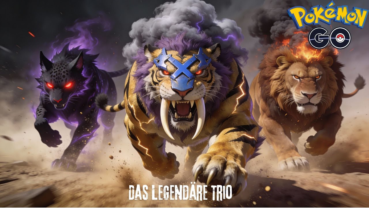 Raikou, Suicune und Entei wurden sich gewünscht!