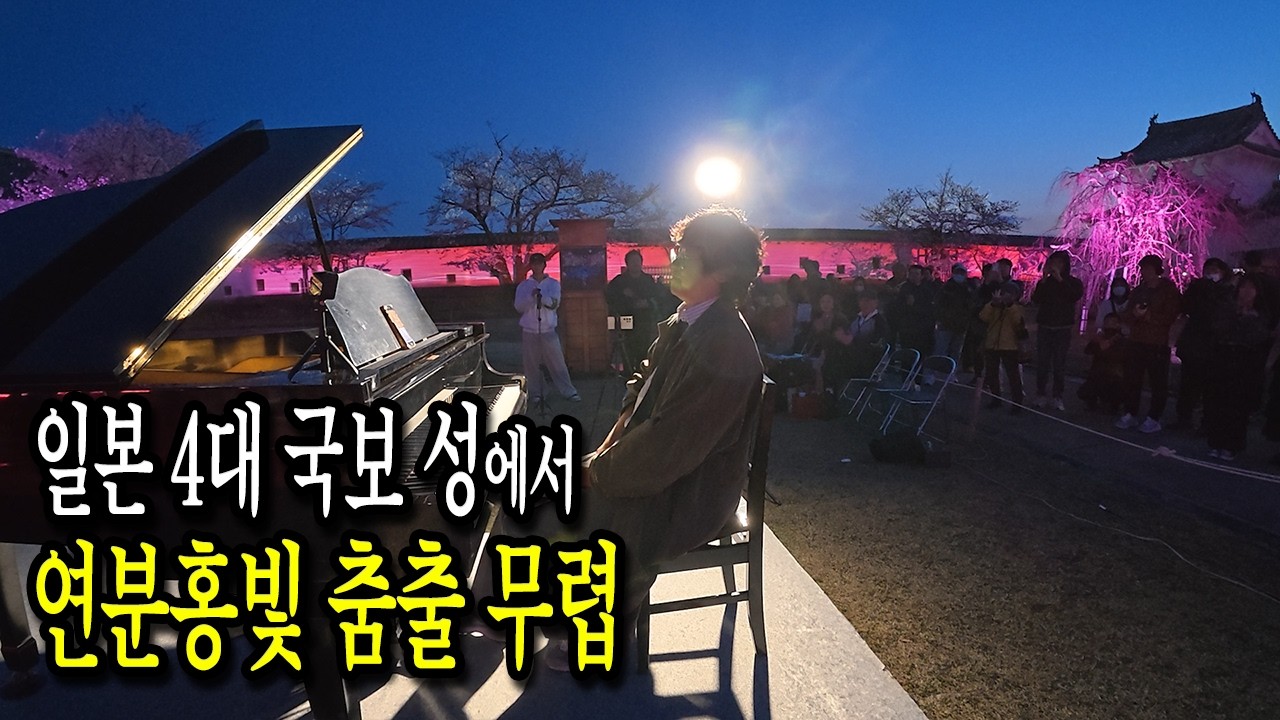 일본 4대 국보 성인 히메지성 벚꽃축제에서 연분홍빛 춤출 무렵을 쳐봤습니다