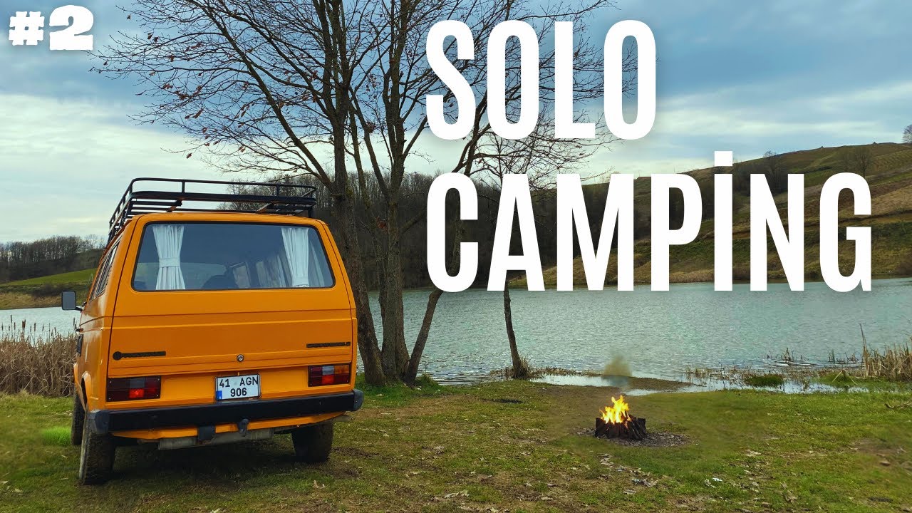 SOLO CAMPİNG | fresh air and pond | 1986 VW T3