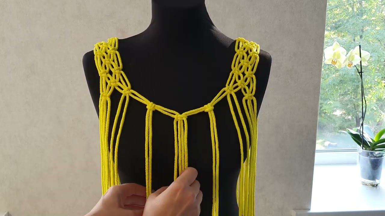 Macrame beach dress tutorial. Macrame dress diy. Платье макраме. Платье туника макраме своими руками