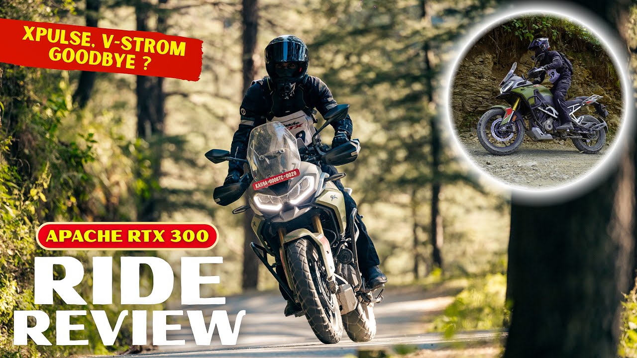 TVS APACHE RTX 300 RIDE REVIEW | BETTER THAN XPULSE & V-STORM ? 😱