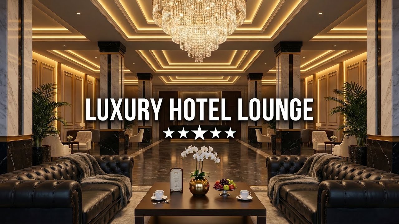 Luxury Hotel Lounge Music - Elegant Smooth Saxophone Jazz | Soft Relaxing Lounge Background
