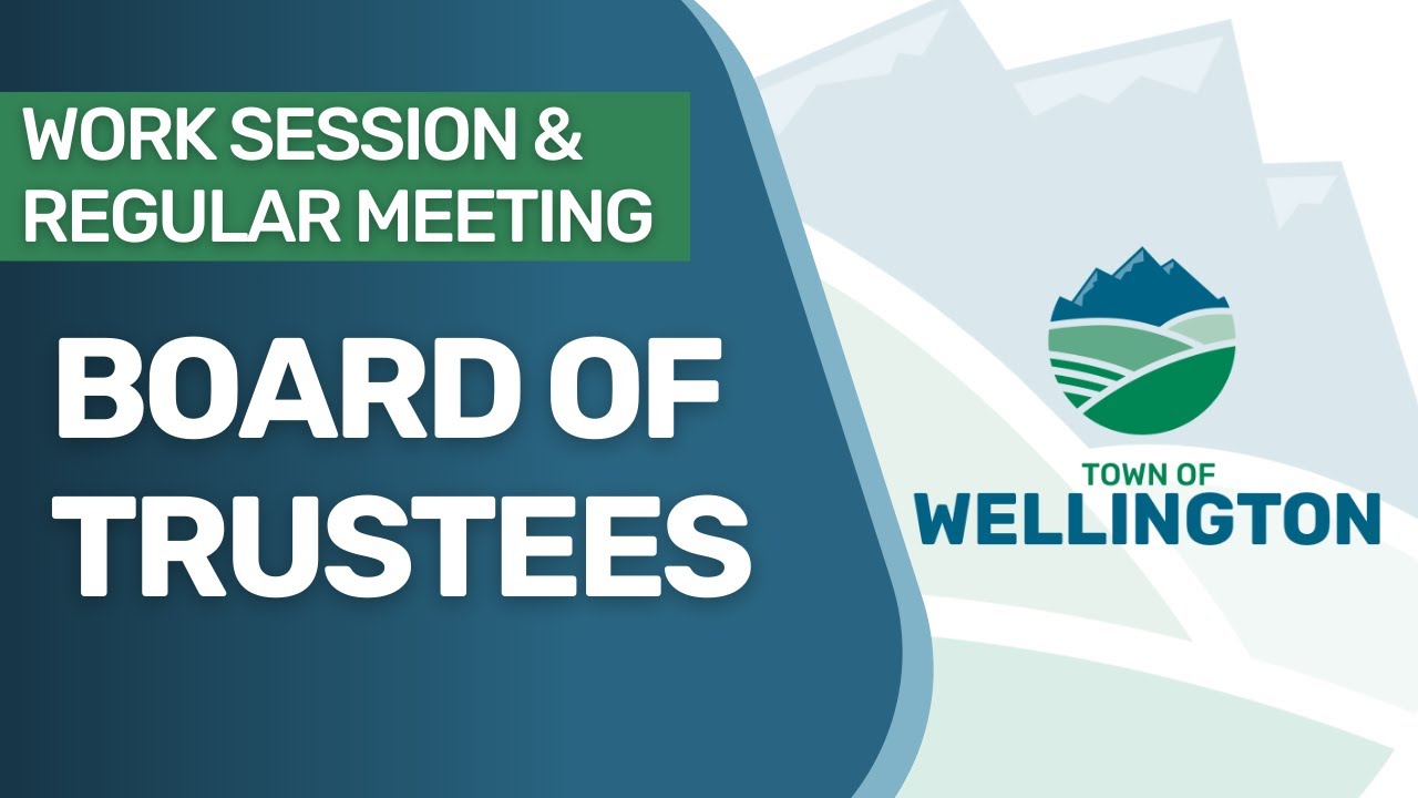 Board of Trustees Work Session & Regular Meeting - December 9, 2025