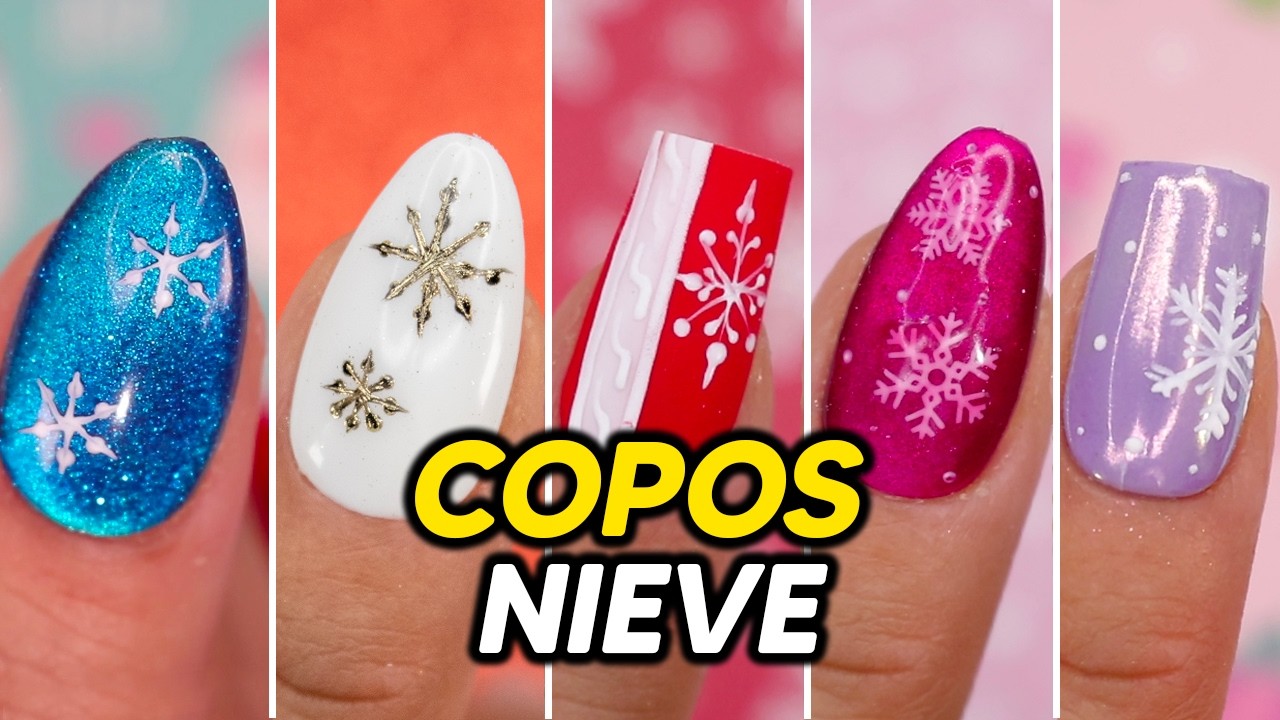 C&oacute;mo hacer COPOS de NIEVE para PRINCIPIANTES - F&aacute;cil y R&aacute;pido