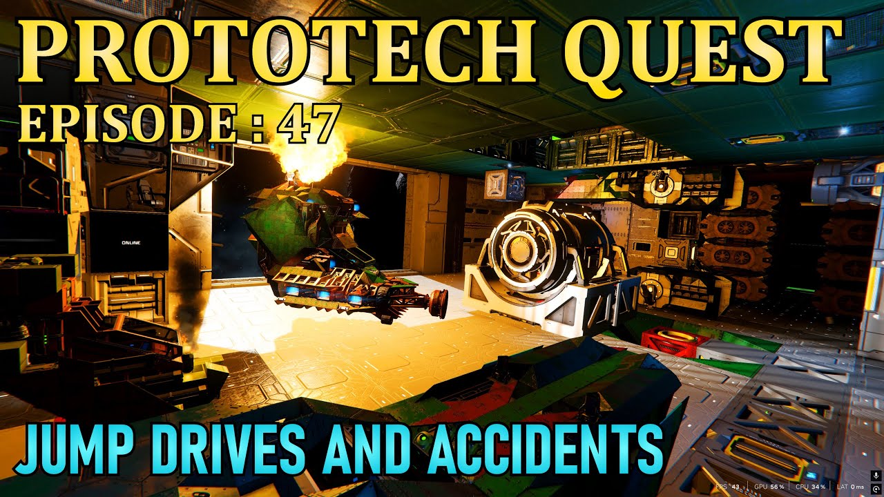 «Прыжковые двигатели и аварии» — ProtoTech Quest: EP47 — Выживание космических инженеров