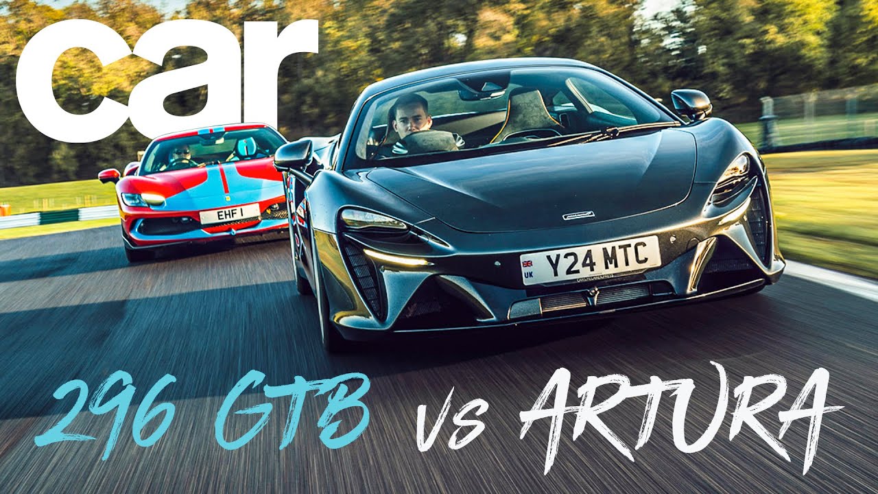 Ferrari 296 GTB vs McLaren Artura Review | Supercar Track Battle