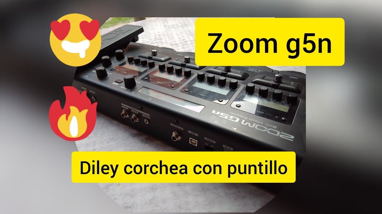 zoom g5n 💥 Como configurar diley corchea con puntillo 💪💪💪❤️❤️❤️