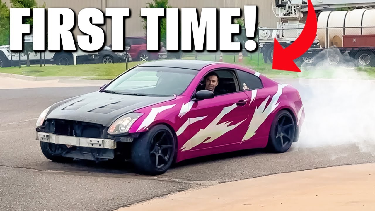 Infiniti G35 Дрифт! Он готов и он просто супер!