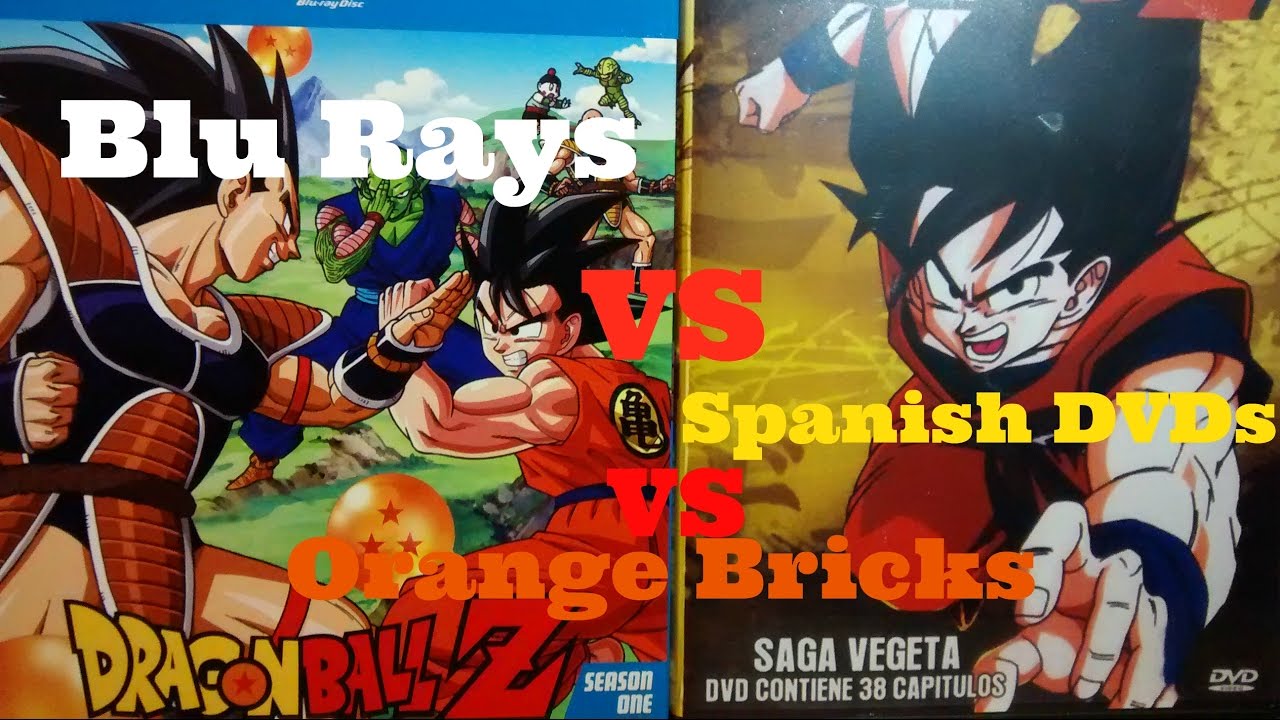 DBZ Sets Comparison - Blu Rays Vs Orange Bricks Vs Spanish DVDs Set