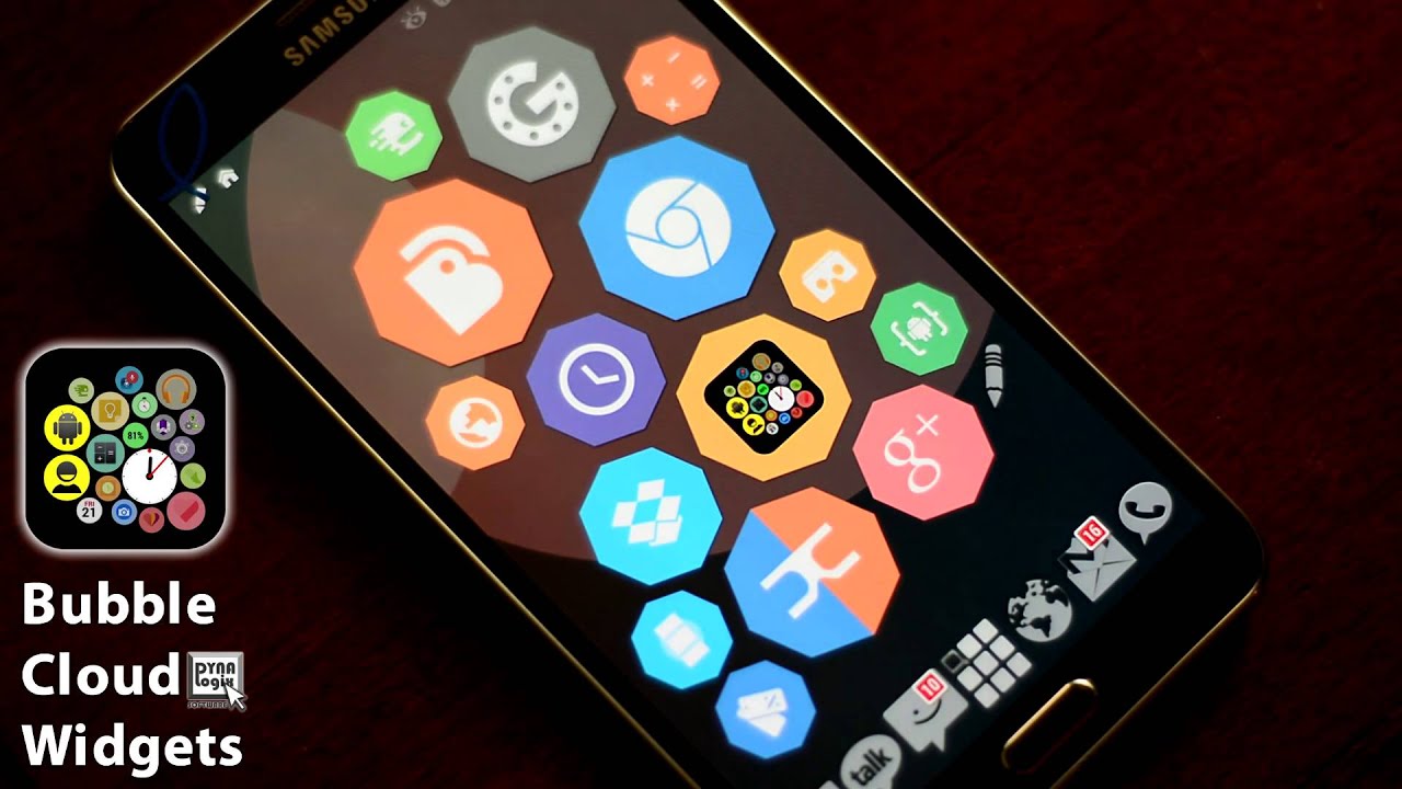 [v4.01] Bubble Cloud Widgets - icon pack tutorial