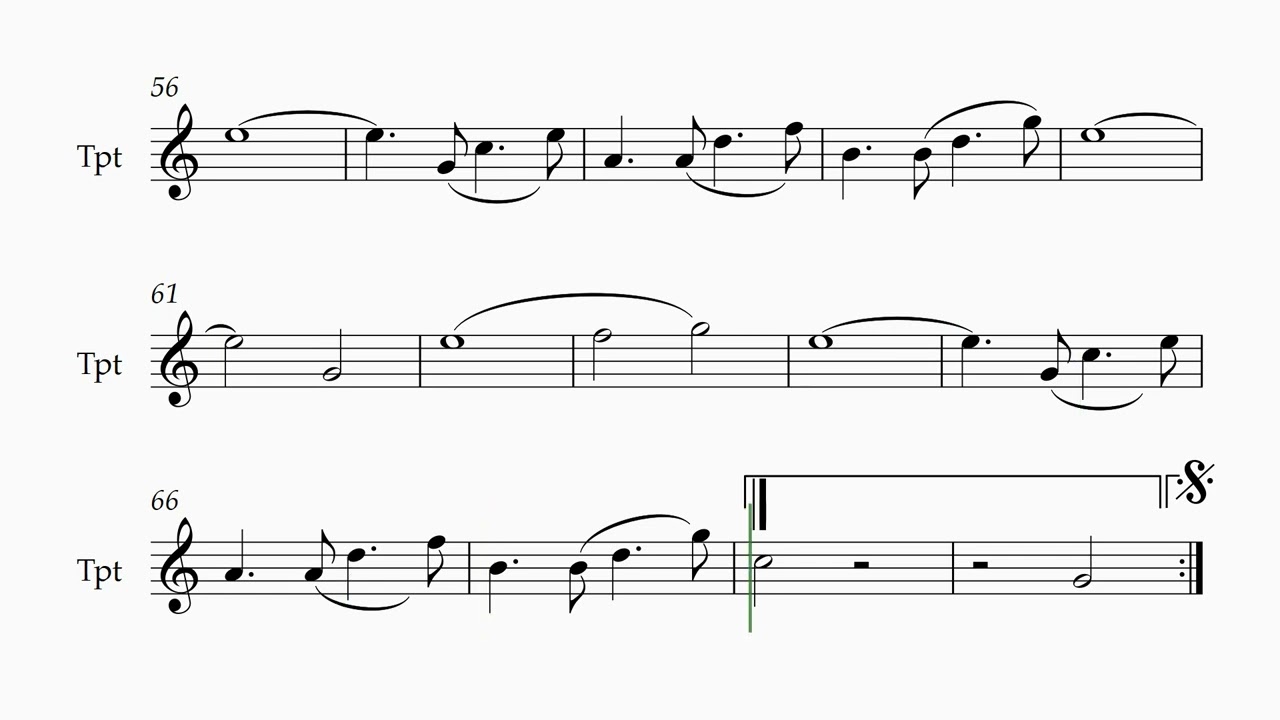1st Trumpet in Bb THUNDERER