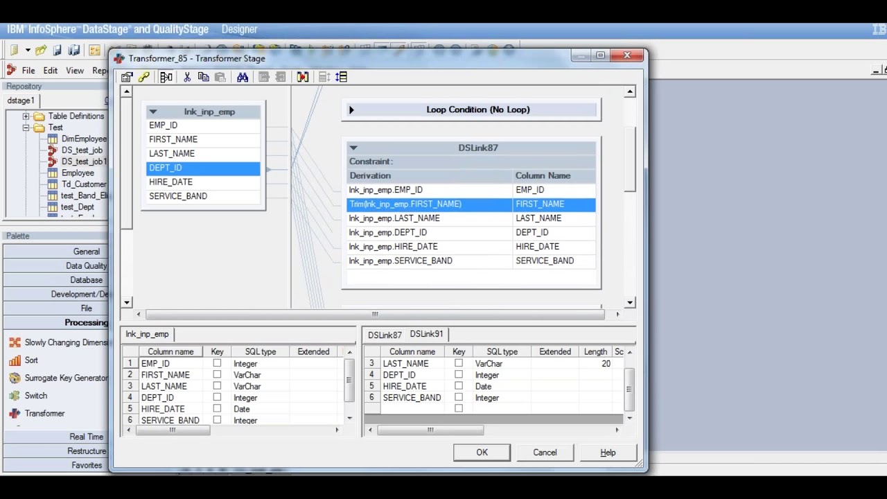 13 - Datastage tutorial - Transformer Stage - Part 2 - Learn at KnowStar !