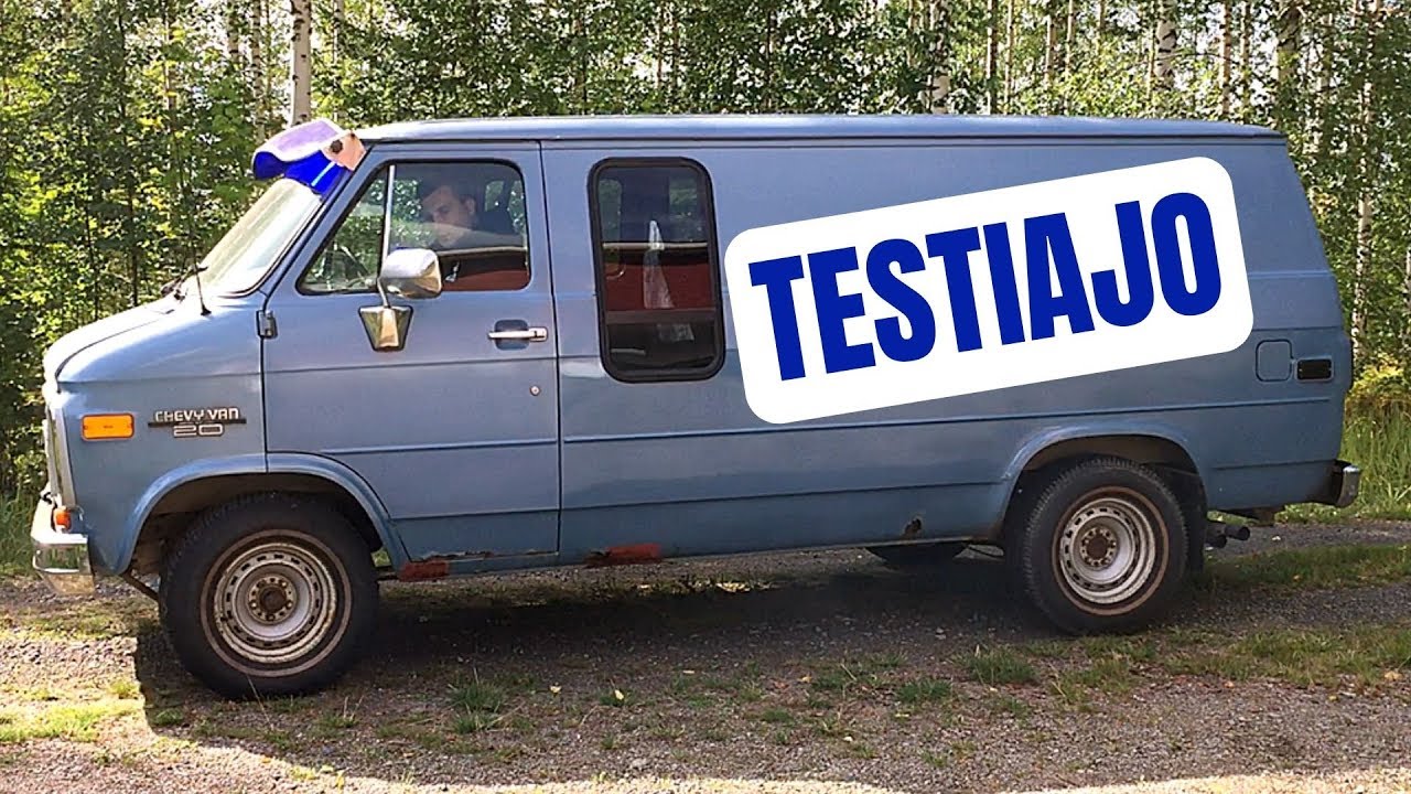 Chevy Van 6.2 D - käynnistys ja testiajo