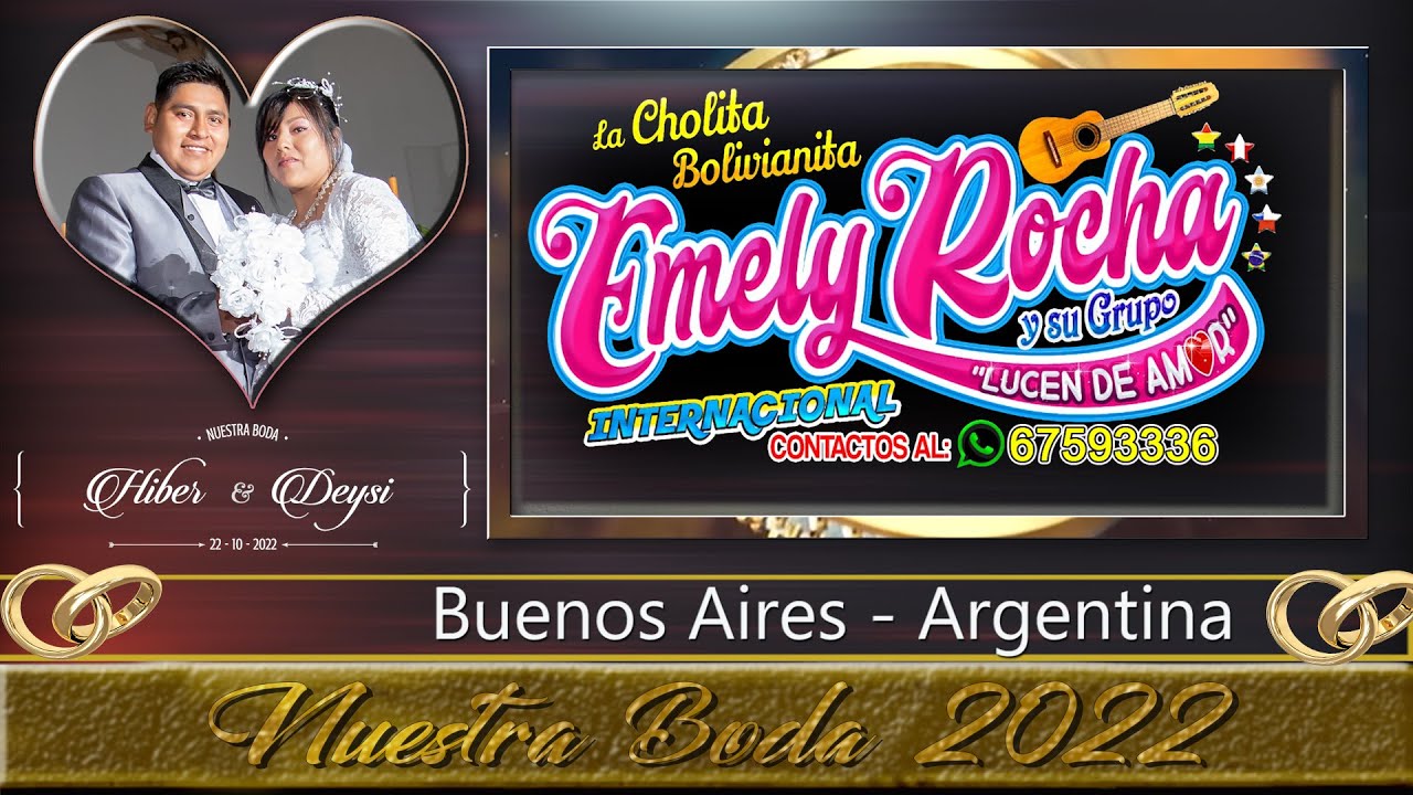 EMELY ROCHA EN VIVO - BUENOS AIRES ARGENTINA (Boda: Hiber & Deysi 2022) MCM Producciones