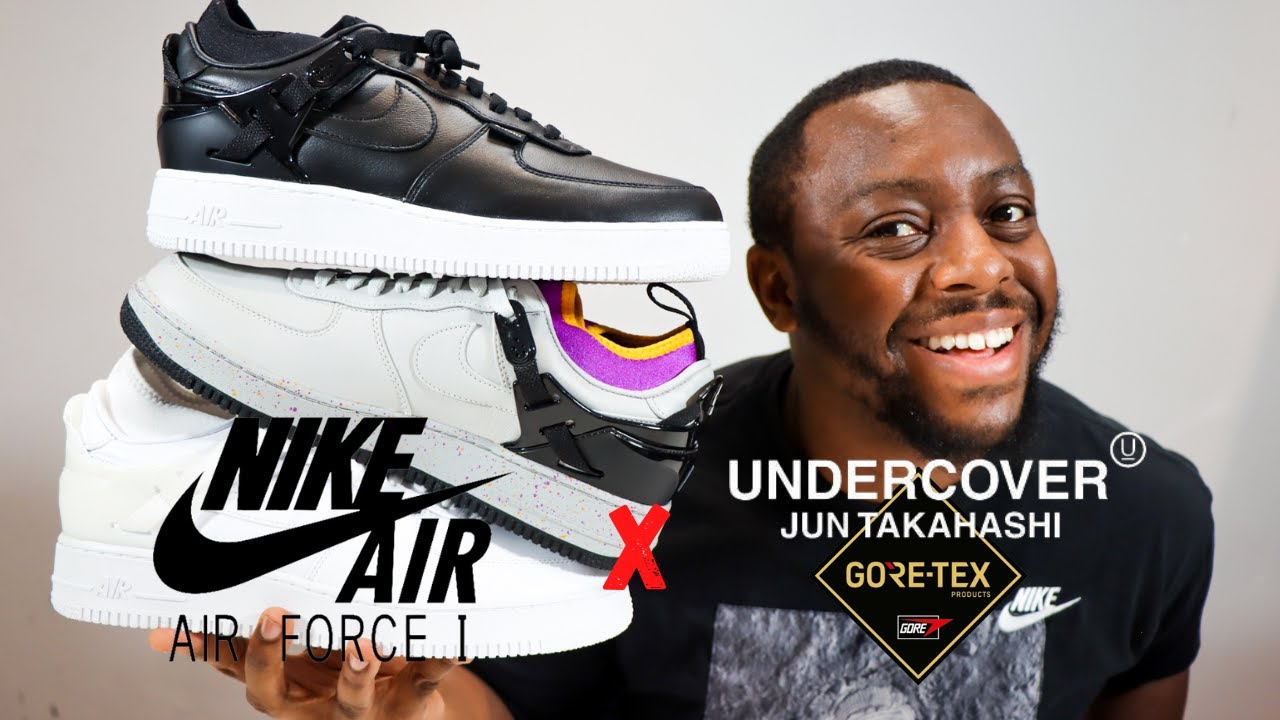 Обзор кроссовок Air Force 1 UNDERCOVER x Gore-Tex On Foot QuickSchopes 407 Schopes DQ7558 001 002...