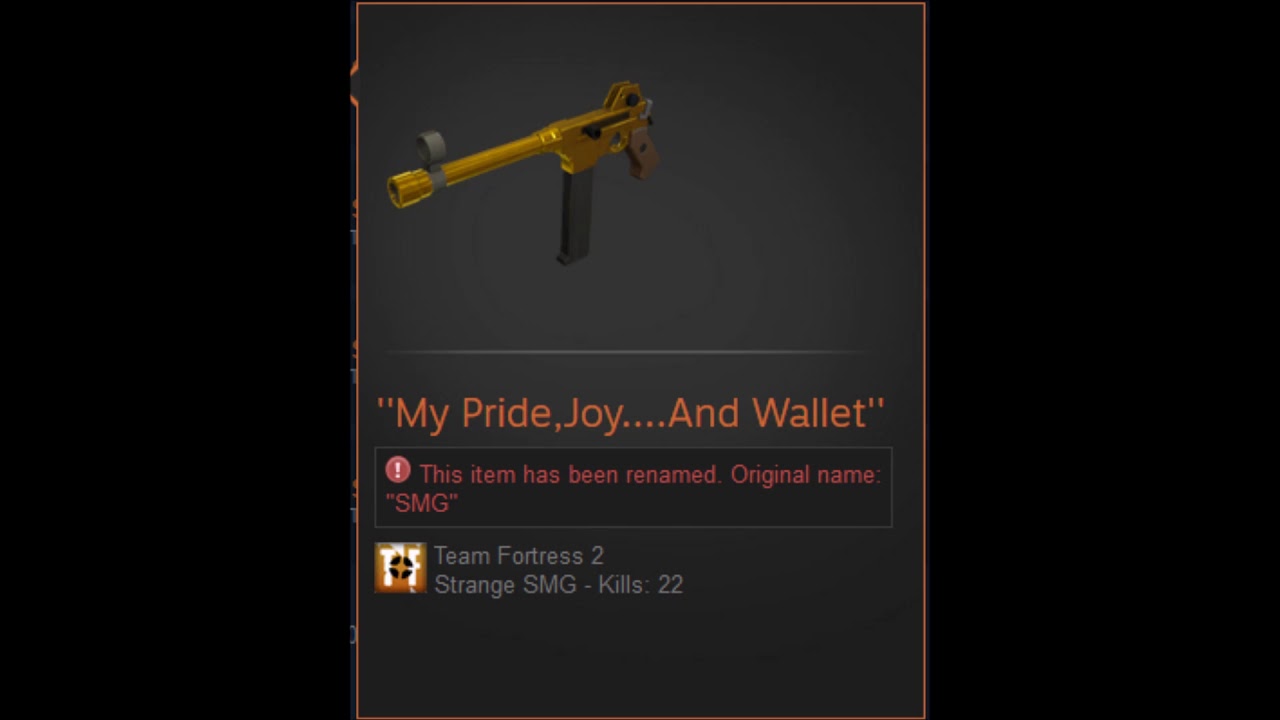 TF2  - 60 Clever Item Names