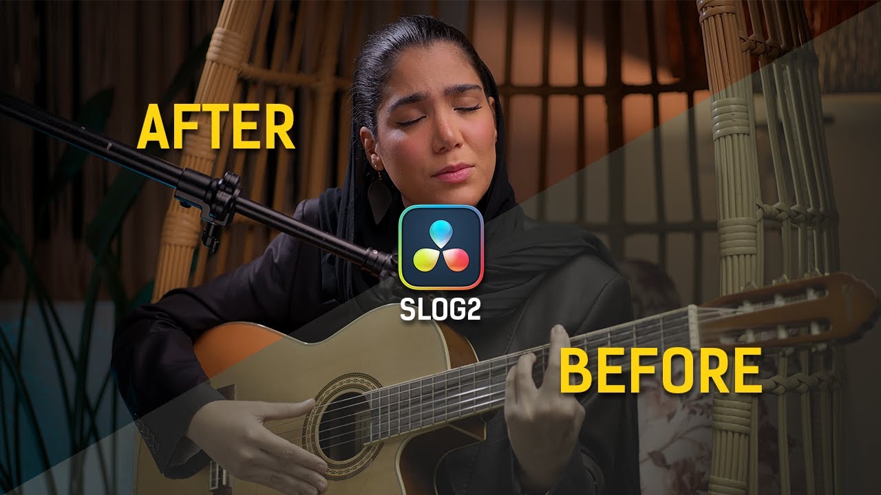 Как создать тёплый кинематографический эффект | Учебное пособие по DaVinci Resolve SLOG2