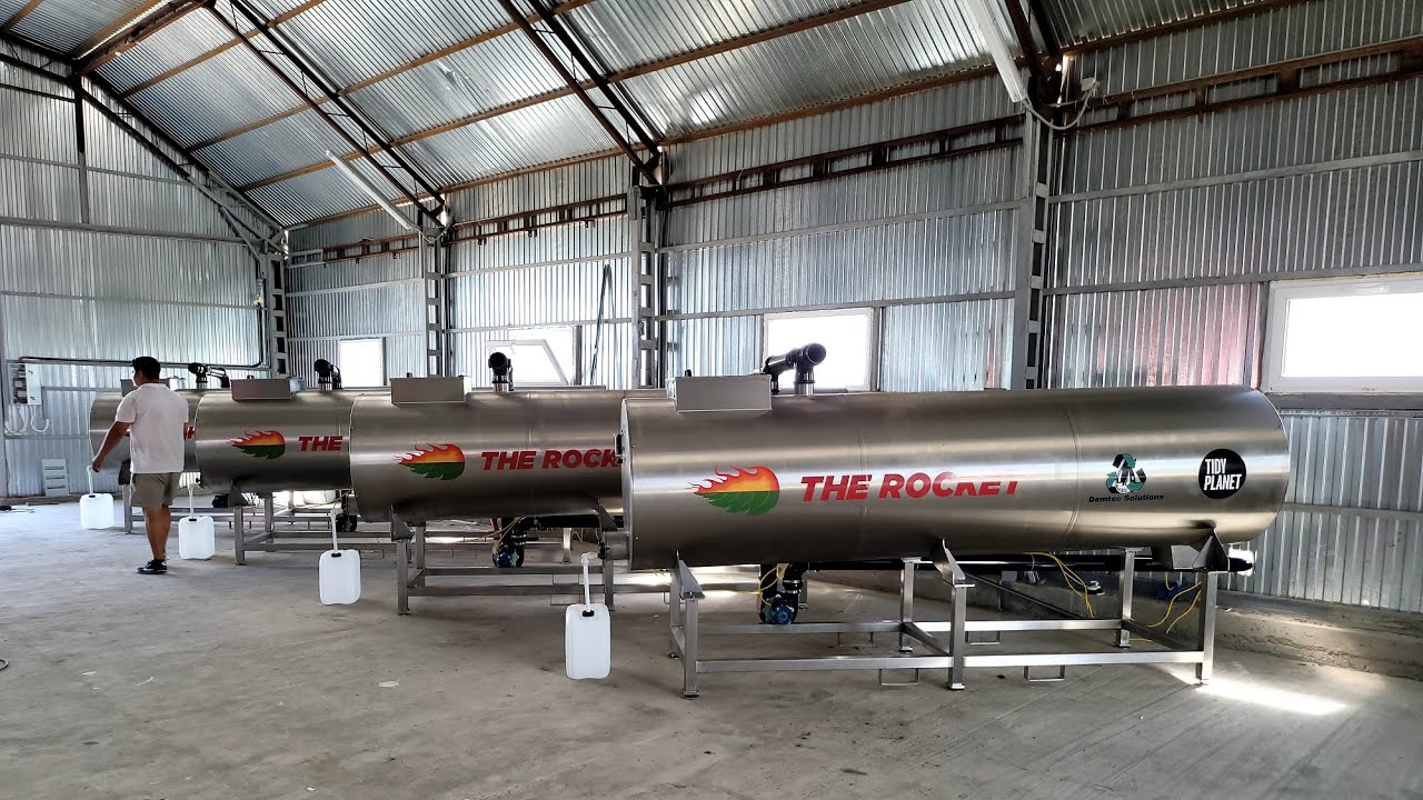 Food waste composting with Rocket Composters in Kazakhstan
