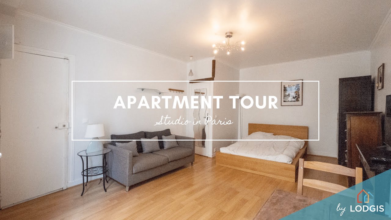 Apartment Tour // Furnished  26m2 in Paris – Ref : 10911326