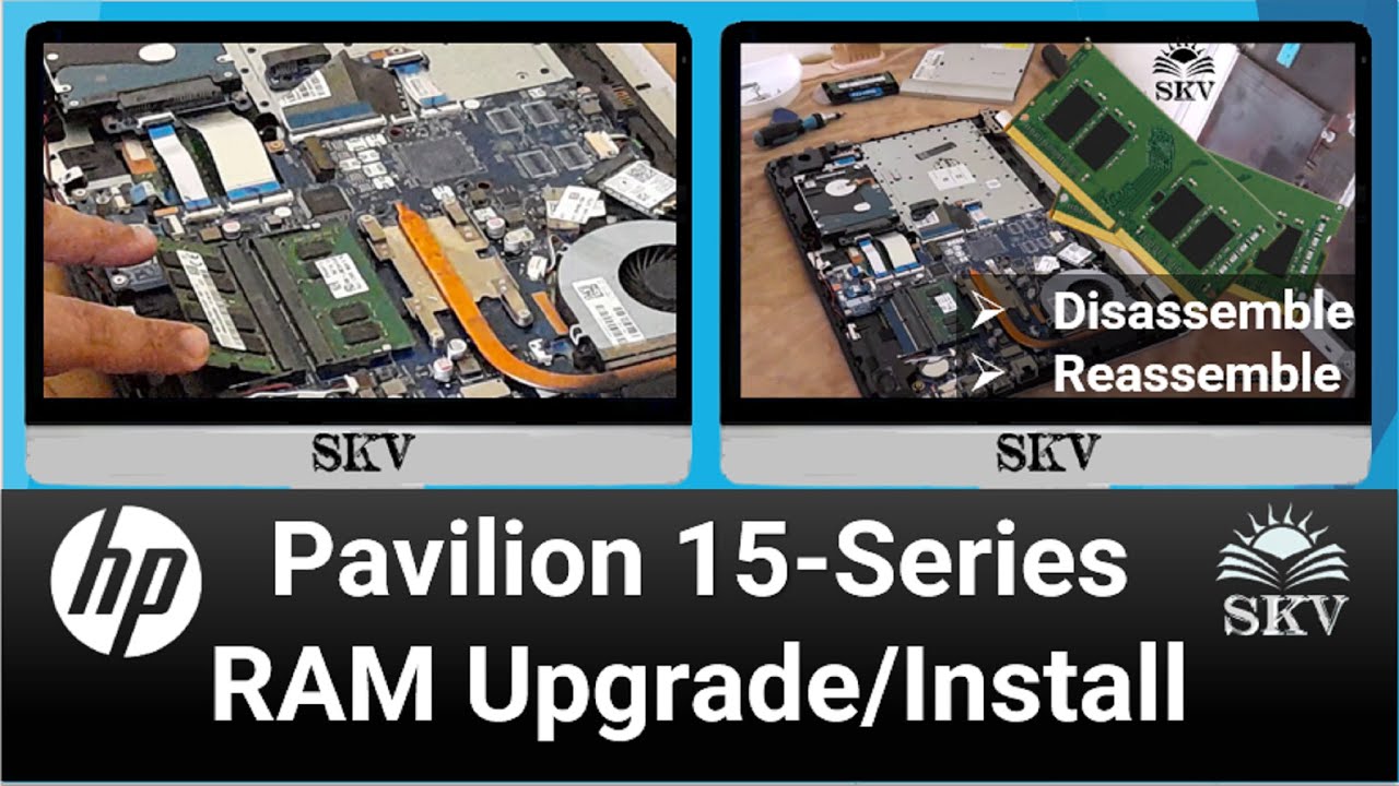 How to Upgrade/Install RAM (Memory) in HP 15-Series Laptop | RAM Replacement in HP 15-bs0xx Laptop