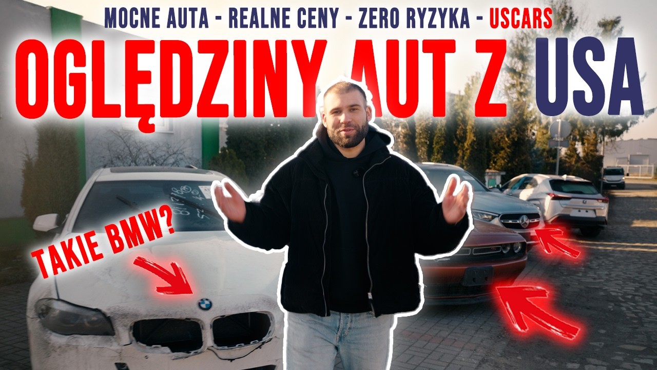 Oględziny Aut z USA- Mercedes GLC - Dodge Challenger - BMW Seria 5
