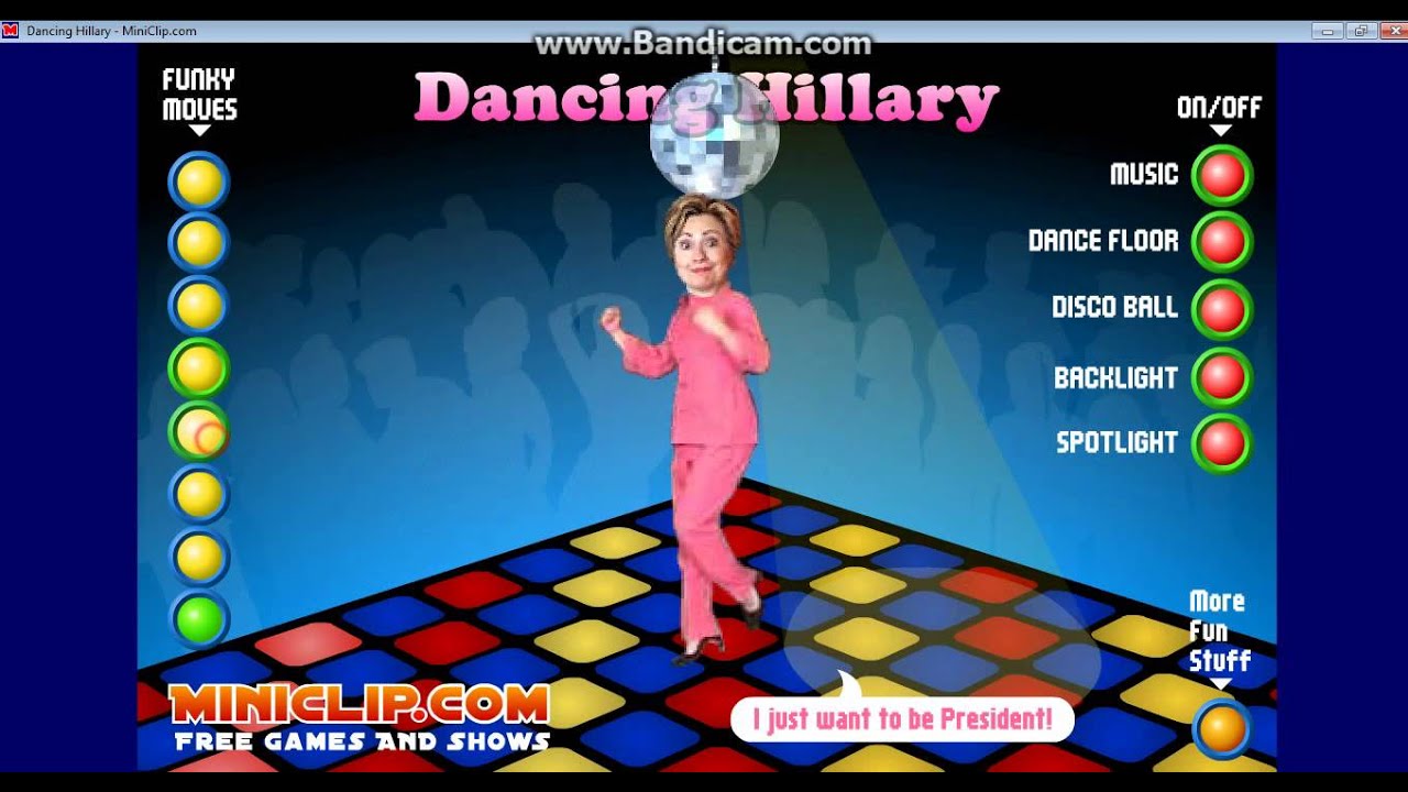 Dancing Hilary - Miniclip
