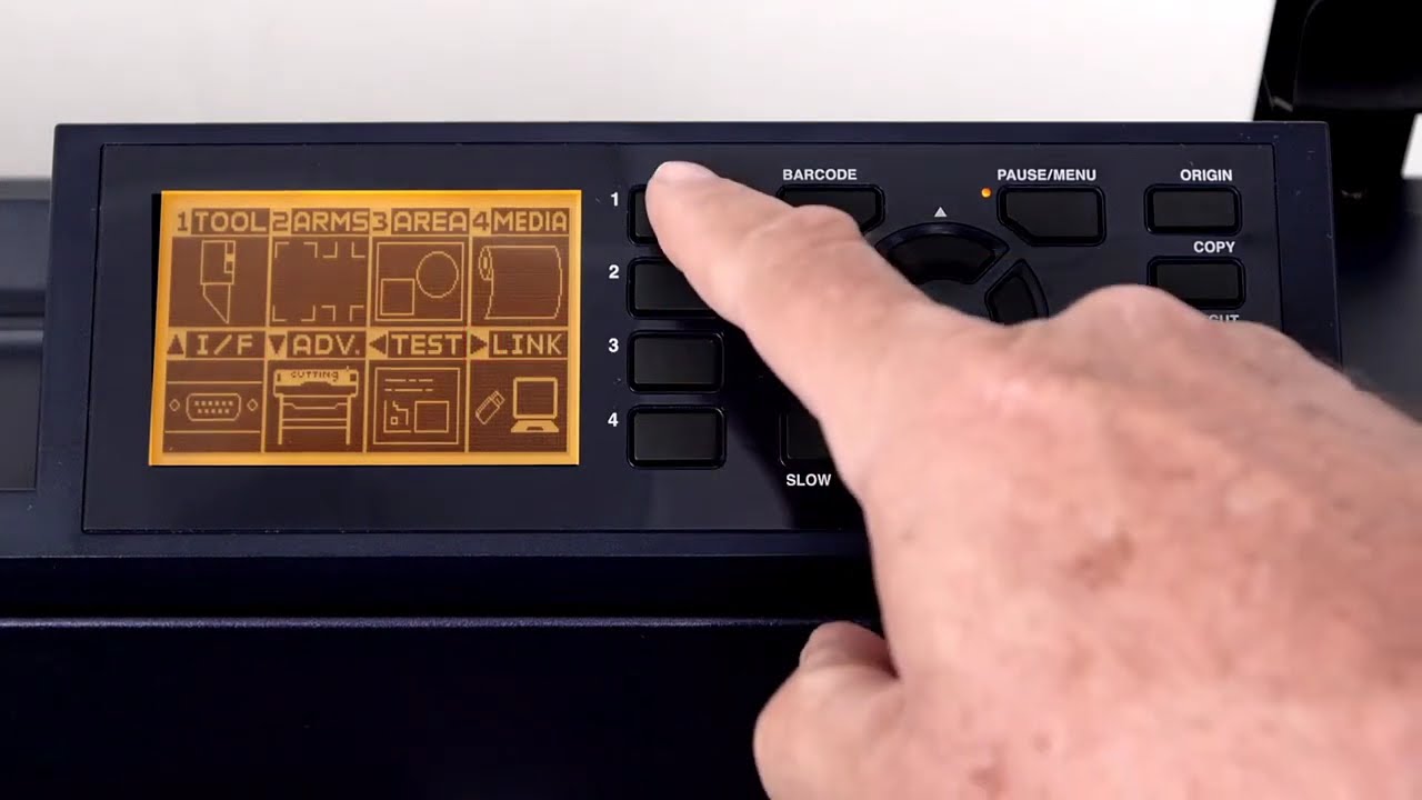 Graphtec FC9000 Kesici Plotter Kontrol Paneli #graphtec #fc9000 #aaetum
