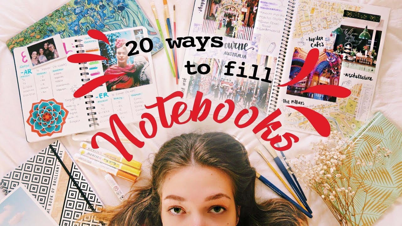 20 Creative Ways to fill Notebooks | Natasha Rose