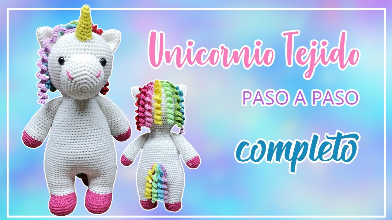 Unicornio amigurumi paso a paso | Crocheteando