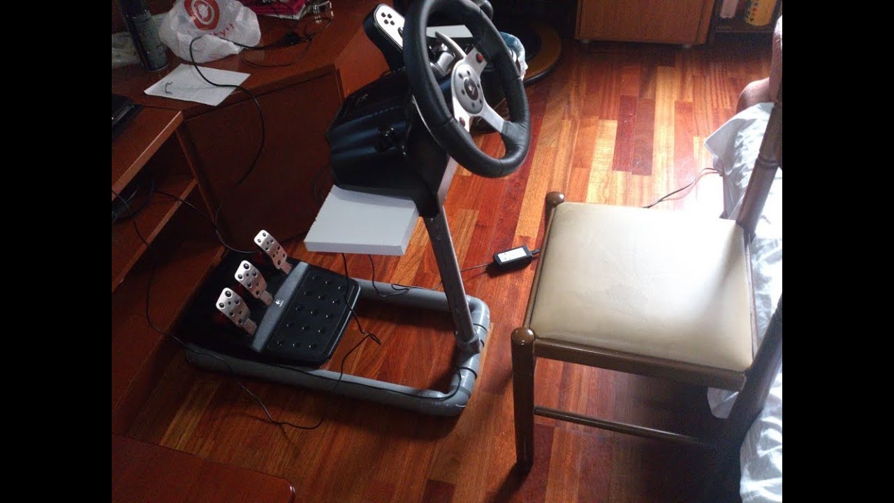 TUTORIAL SOPORTE CASERO VOLANTE PS3 XBOX PC