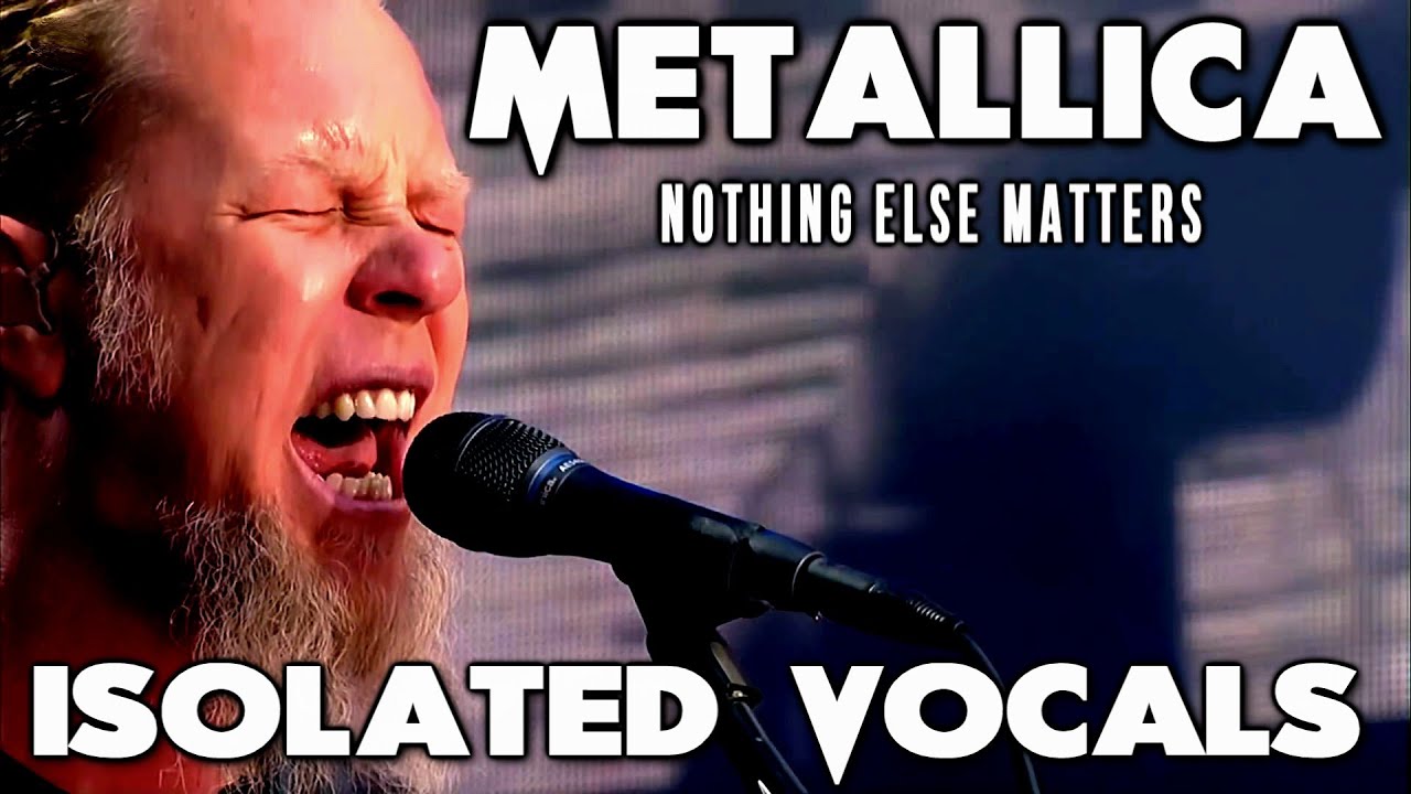 Metallica - Nothing Else Matters - Isolated Vocals  - And Singing Tutorial