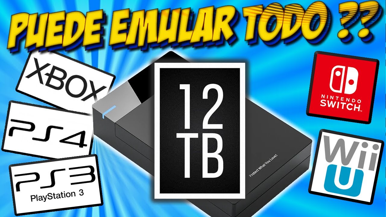 🟢SUPER Console X HyperSpin HDD 12Tb de 2025 emula RETRO hasta PS4, PS5 y SWITCH !!