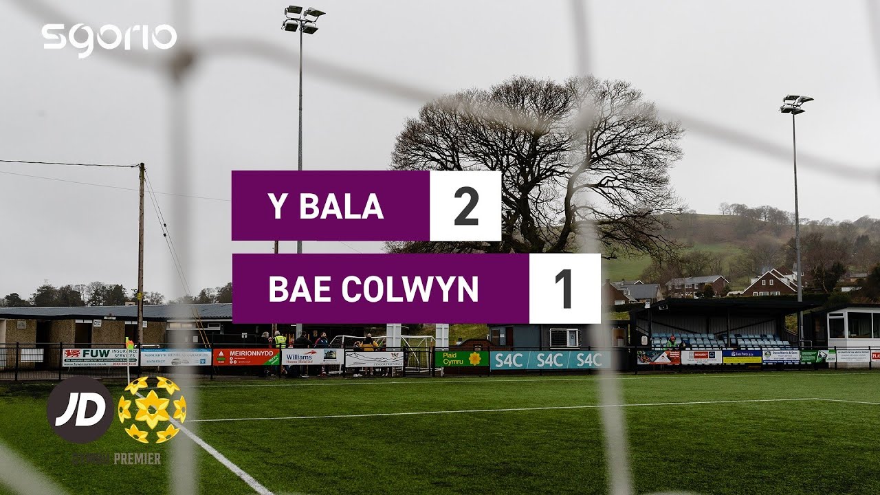 Uchafbwyntiau | Highlights: Y Bala 2-1 Bae Colwyn | Cymru Premier JD