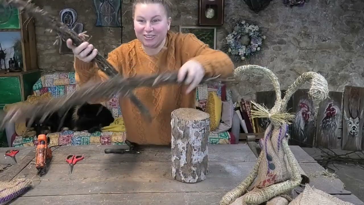 Kompozycja na każdą okazję z zającem.