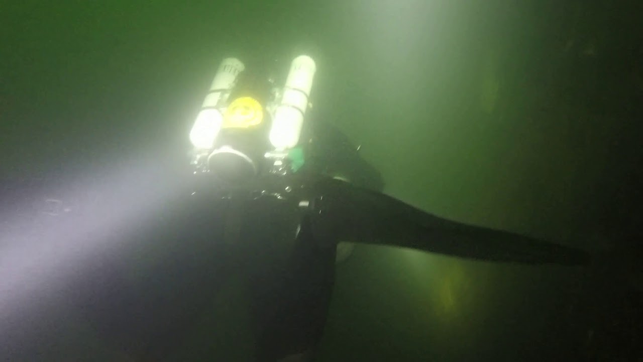Diving the submerged Bear Valley Bridge short clip