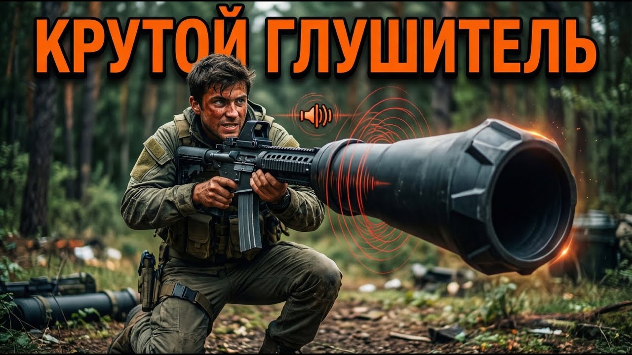 ГЛУШИТЕЛЬ для пневматики МР 512 САУНДМОДЕРАТОР