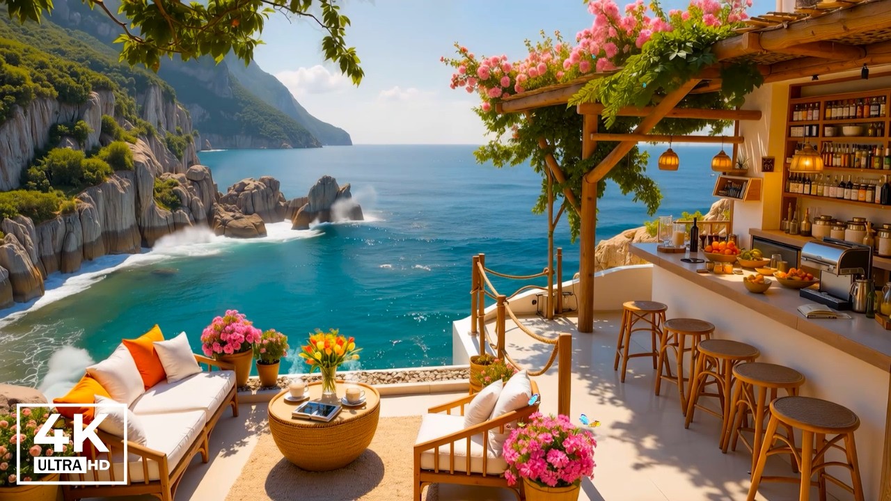 Ocean View Caf&eacute; Jazz &ndash; Smooth Bossa Nova & Sea Breeze for Focus, Study & Recharge 🌊