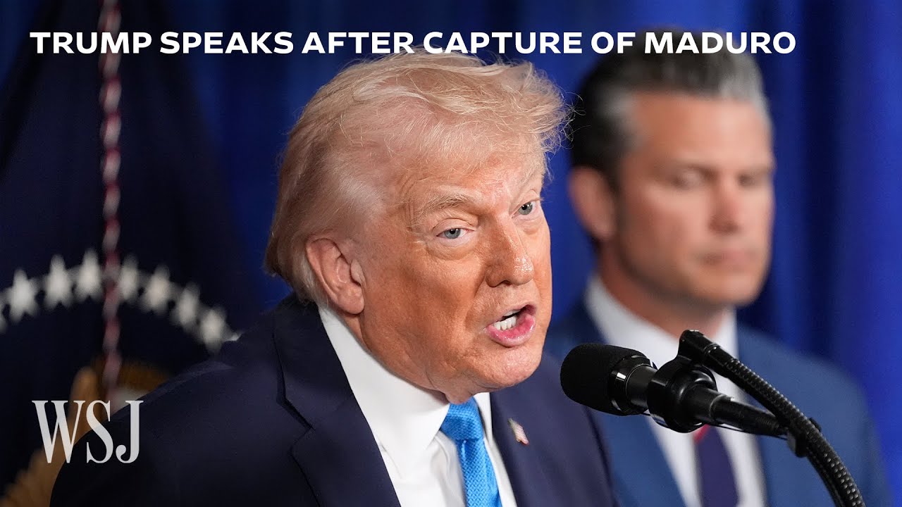 Trump's Full Address on U.S. Capture of Venezuela's Maduro | WSJ