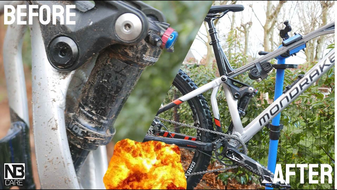 How to keep your bike super clean/5minute bike wash/ NB CARE!