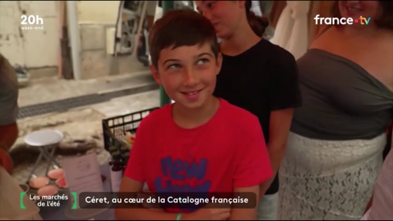Reportage sur le marché de Céret - 20H France 2